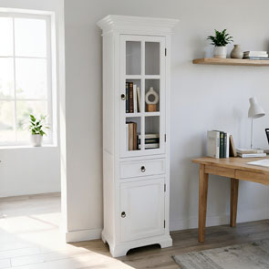 white furniture,white bookcase